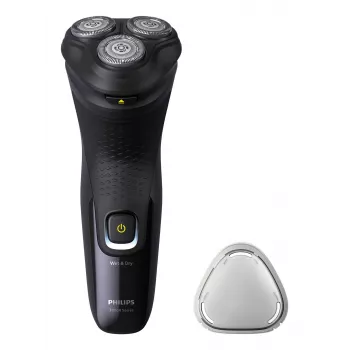 Philips X3021/00 vyriškas skustuvas su rotacine galvute ir trimeriu, juodas