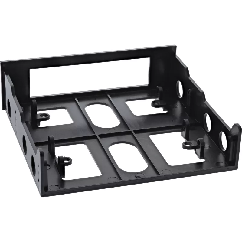 InLine 03700B montažinis rėmelis 3,5 inch įrenginiui į 5,25 inch lizdą, juodas