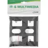 InLine 03700B montažinis rėmelis 3,5 inch įrenginiui į 5,25 inch lizdą, juodas