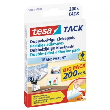 Lipnūs pagalvėliai tesa TACK 59401-00000 Skaidrūs 200 vnt.