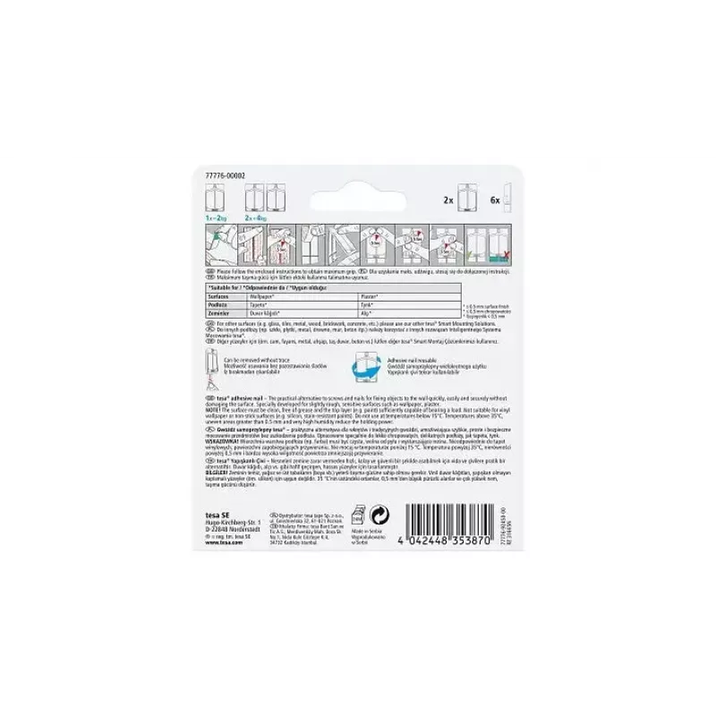 Kabinėlė TESA Adhesive Nail 77776-00000-00