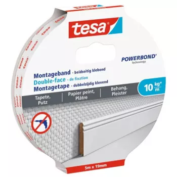 Montavimo juosta TESA 77743-00000-00 5 m Balta 19 mm