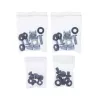 InLine 19106A 19 colių plieninis jungiklių skydas 3U juodas