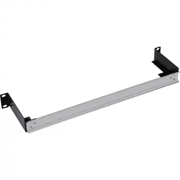 DIN bėgelio skydas InLine 19106C 1U horizontalus vertikalus Plieninis Juodai Pilkas