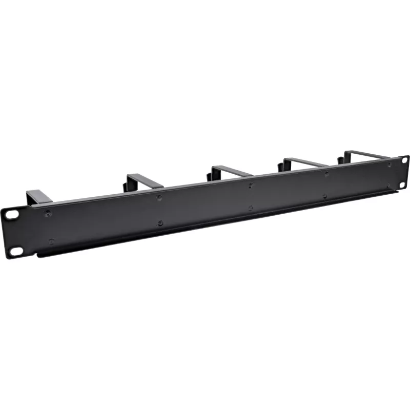 Kabelių tvarkymo panelė InLine 19 colių 19110C juoda su 5 dideliais laikikliais