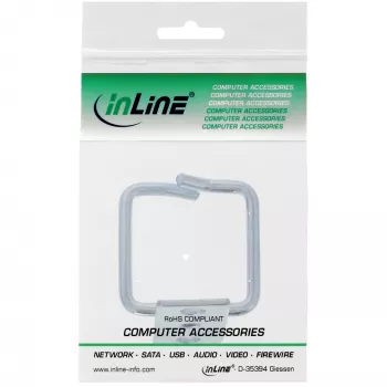 InLine kabelio laikiklis, metalinis, cinkuotas, 40x40mm