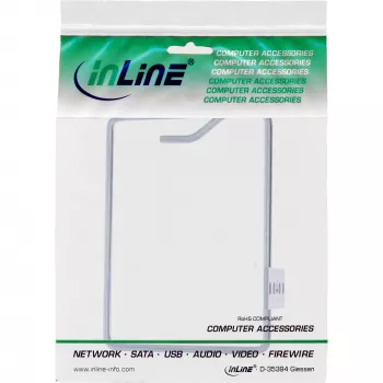 InLine kabelių laikiklis, metalinis, cinkuotas, atidaroma trumpoji pusė, 140x100 mm
