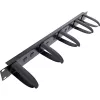 InLine 19110W 19 colių kabelių tvarkymo skydelis, 5 nuimami plastikiniai laikikliai, RAL 9005 juoda