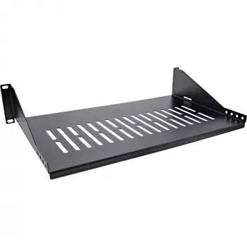 Rack lentyna InLine 19 inch 250mm 20kg 2U RAL 9005 juoda