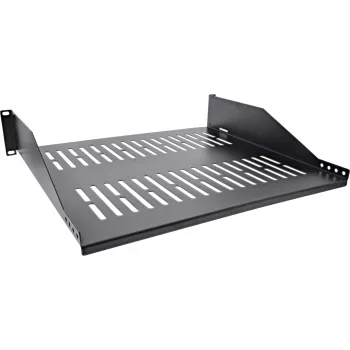 Rack lentyna InLine 19 colių 400mm 20kg 2U RAL 9005 juoda