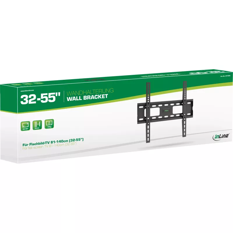 InLine sieninis laikiklis TFT / LED / Plazminiams 81-140 cm 32-55 col. max. 75 kg