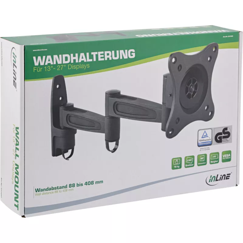 InLine sieninis laikiklis 23105D monitoriams iki 69 cm (27 colių)
