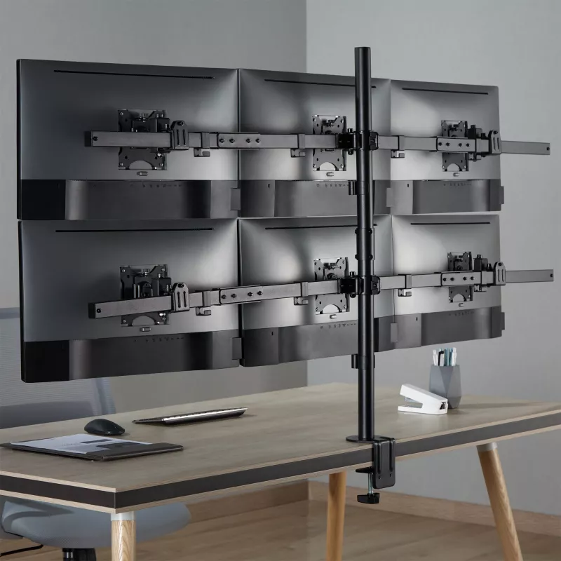 InLine stalinis laikiklis 6x TV / LED / TFT ekranui iki 81 cm 32 col. maks. 7 kg juodas