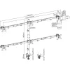 InLine stalinis laikiklis 6x TV / LED / TFT ekranui iki 81 cm 32 col. maks. 7 kg juodas