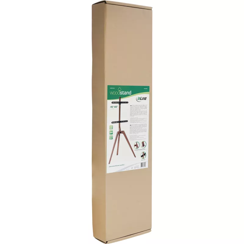 InLine medinis TV stovas tripod, 45-65 col. (114-165 cm), maks. 40 kg