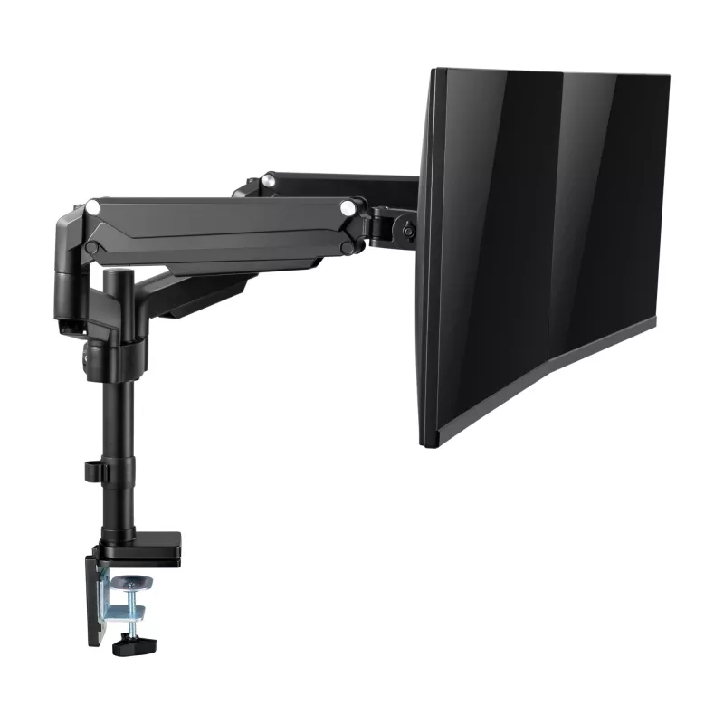 InLine stalo laikiklis su kėlimo mechanizmu, dviems monitoriams iki 82 cm (32 col.), 9 kg