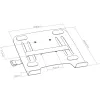 InLine nešiojamojo kompiuterio laikiklis su VESA 75 adapteriu