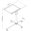 InLine Trolley nešiojamam kompiuteriui ir projektoriui, aukštis 70–90 cm