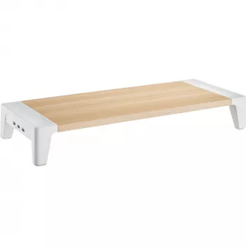 InLine Monitor Platform+, 2x USB 3.2 Gen1 ir QC3 įkrovimas, 80 mm, maks. 15 kg