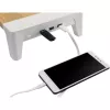 InLine Monitor Platform+, 2x USB 3.2 Gen1 ir QC3 įkrovimas, 80 mm, maks. 15 kg