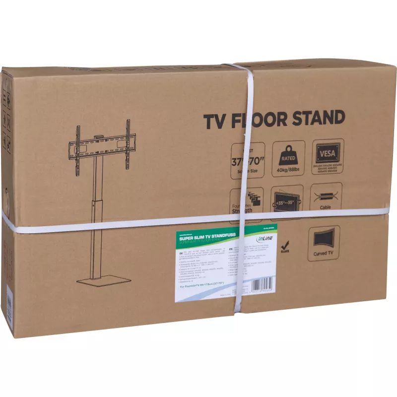 InLine 23195A TV stovas su aukščio reguliavimu LED televizoriams 37-70 colių