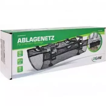 Kabelių dėklas InLine 23199B juodas po stalu 610x240x390mm