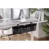 Kabelių dėklas InLine 23199B juodas po stalu 610x240x390mm