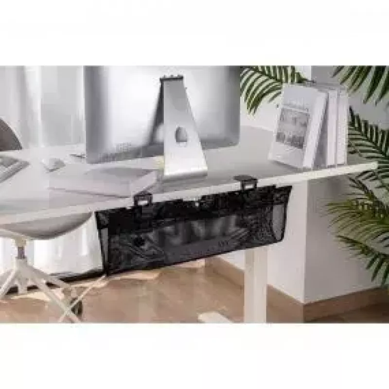 Kabelių dėklas InLine 23199B juodas po stalu 610x240x390mm