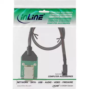 InLine SAS HD adapterio laikiklis žemo profilio lizdui, išor. SFF-8088 / vid. SFF-8643, 0,5 m
