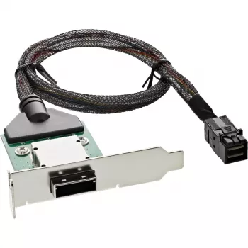 InLine SAS HD adapterio laikiklis žemo profilio lizdui, išor. SFF-8088 / vid. SFF-8643, 0,5 m