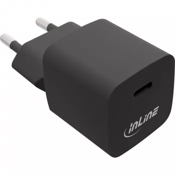 InLine USB-C įkroviklis, GaN, 33 W, Power Delivery 3.0, PPS, juodas