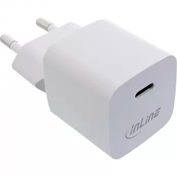 USB-C įkroviklis InLine 31501C 33W Power Delivery PPS baltas