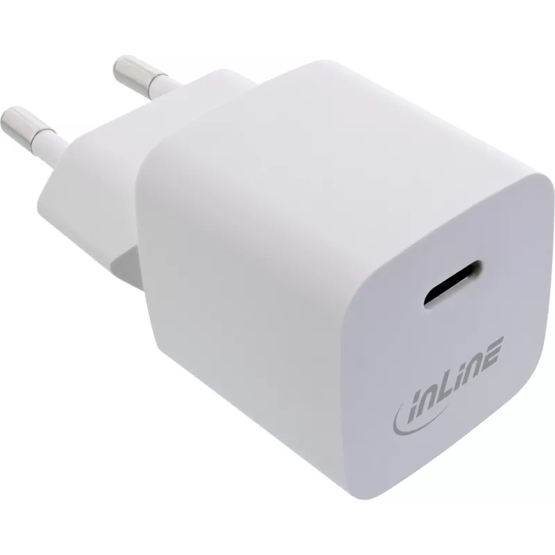 USB-C įkroviklis InLine 31501C 33W Power Delivery PPS baltas