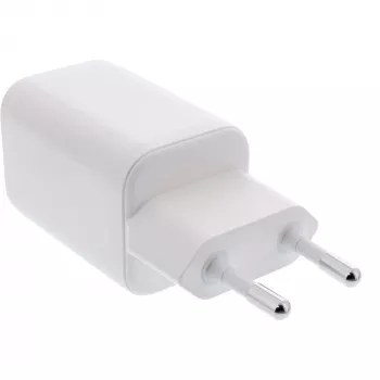 InLine USB maitinimo blokas, įkroviklis USB-A + USB-C, 33 W, PD + QC, baltas