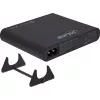InLine GaN USB maitinimo šaltinis, 4 prievadų, 2x USB-C + 2x USB-A, 120 W, juodas (31515B)
