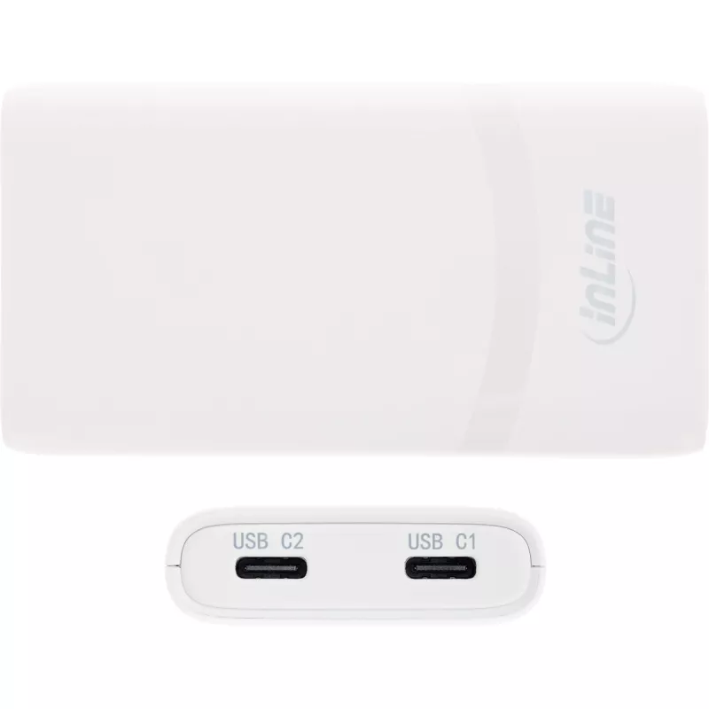 USB maitinimo šaltinis / įkroviklis InLine 31519C Dual USB-C 65W