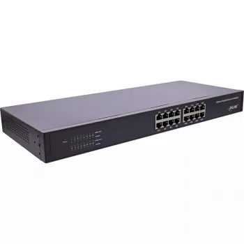InLine Gigabit tinklo jungiklis 16 prievadų, 1 Gb/s, 19 col. 1U, be ventiliatoriaus