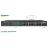 InLine PoE+ Gigabit tinklo jungiklis 24 prievadai, 1 Gb/s, 2xSFP, 19 col. 1U (su kronšteinais)
