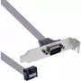 InLine Slot Bracket DB9 vyriškas prie 10 kontaktų vidinės jungties tiesioginis 1:1 0,6 m