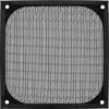 InLine ventiliatoriaus grotelinis filtras, aliuminis, juodas, 120x120 mm