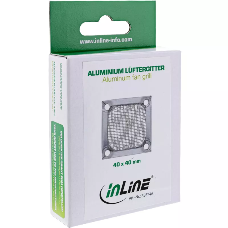 InLine Fan grotelės aliumininis filtras InLine 33374A