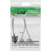 InLine USB 2.0 lizdo laikiklis 2x USB Type A moteriška iki 1x 10 kontaktų IDC jungtis 0,35 m