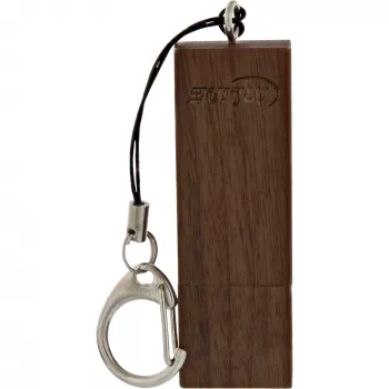 InLine USB 3.0 atmintukas, riešutmedžio, su raktų pakabuku, 128 GB