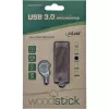 InLine USB 3.0 atmintukas, riešutmedžio, su raktų pakabuku, 128 GB