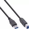 InLine USB 3.2 Gen.1 7 prievadų šakotuvas aliumininiame korpuse su 2,5 A maitinimo šaltiniu, juodas