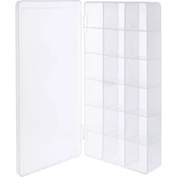 Dėžutė smulkioms detalėms InLine 43009E 18 lentynėlių 213x114x35mm