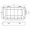 InLine Small Components Box, 6 skyrių, 206x107x33mm, permatoma