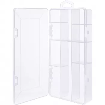 InLine Small Components Box 10 lentynėlių 206x107x33 mm, skaidri