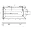 InLine Small Components Box 10 lentynėlių 206x107x33 mm, skaidri