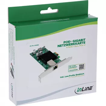 InLine 51125O Vidinė tinklo plokštė Ethernet 1000 Mbit/s PCI Express